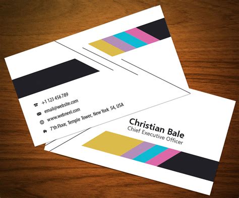 Pages Business Card Template