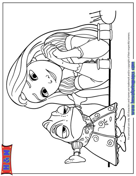 Pages Featuring Rapunzel and Pascal
