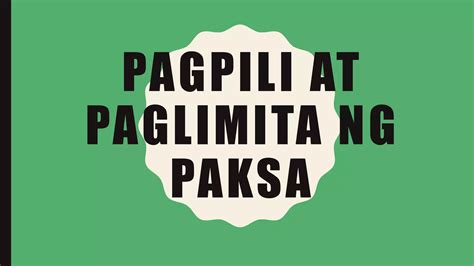 Pagpili
