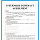 Paid Intern Contract Template
