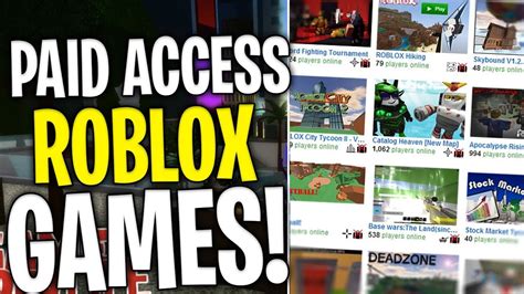 Paid Access Token - Roblox