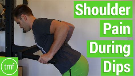 Pain In Front Of Shoulder When Doing Dips