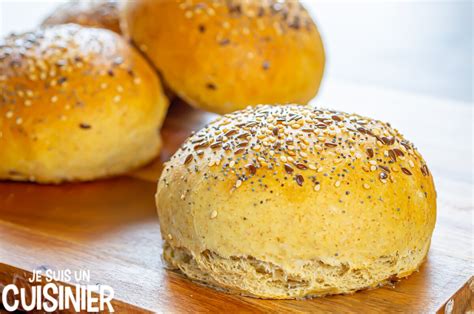 Pain burger maison moelleux