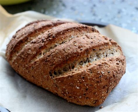 Variante recette pain machine à pain Marmiton : Pain complet aux céréales