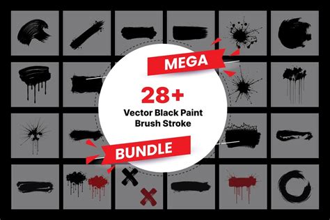Download Paint Brush Stroke Bundle Files