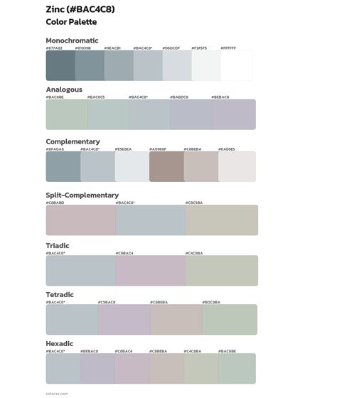 Paint Color Zinc