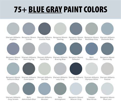 Paint Colors Blue Grey