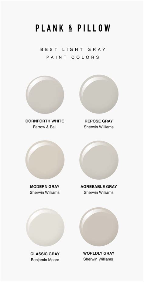 Paint Colors Light Gray