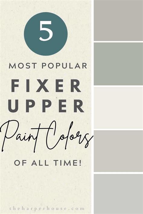 Paint Colors Used On Fixer Upper