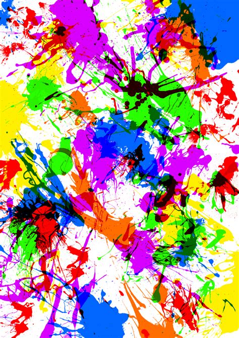 Paint Splatter Pattern