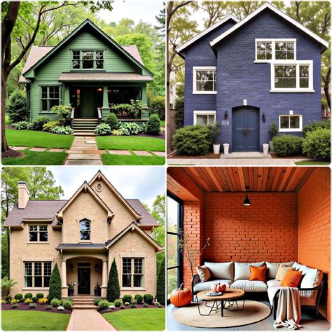 Painted Brick House Colors