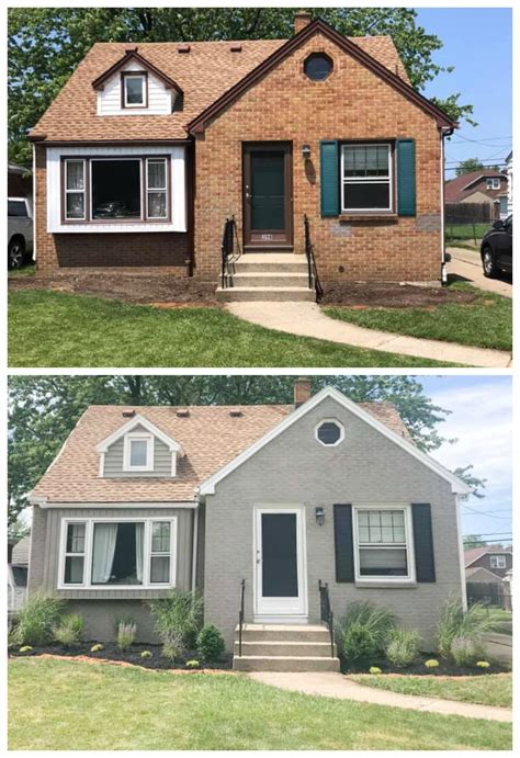Painted Brick House Transformations