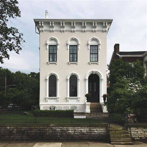 Painted Brick Italianate House