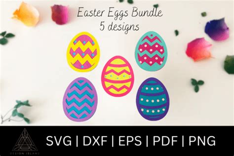 Download Painted Easter Eggs SVG File - SVG Design Creativefabrica Free PSD Mockups