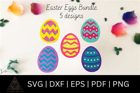 Download Painted Easter Eggs SVG File - SVG Design Cut Files