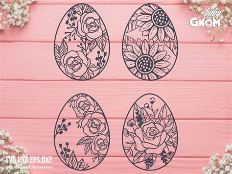 Download Painted Easter Eggs SVG File - SVG Design Files