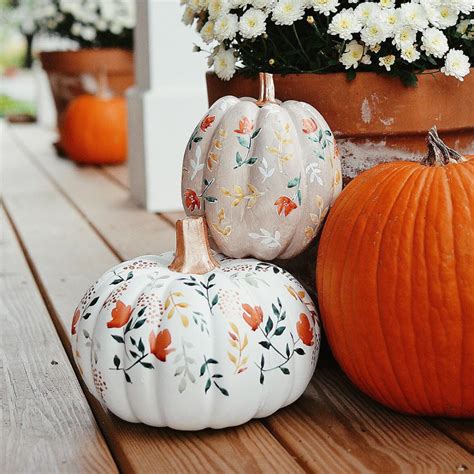 Painted Pumpkin Inspo Fall Decorating Ideas