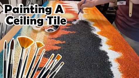 Painting Ceiling Tile