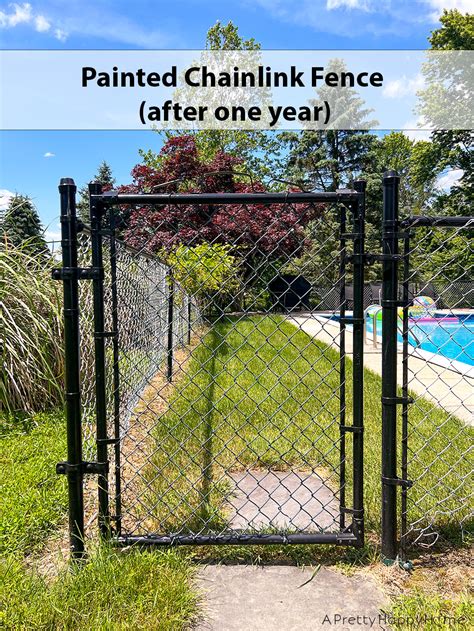 Painting Chainlink Fence
