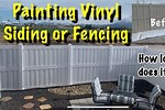 Painting a Vinyl Fence