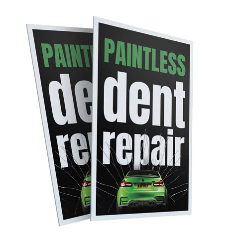 Paintless Dent Repair Tacoma Signs