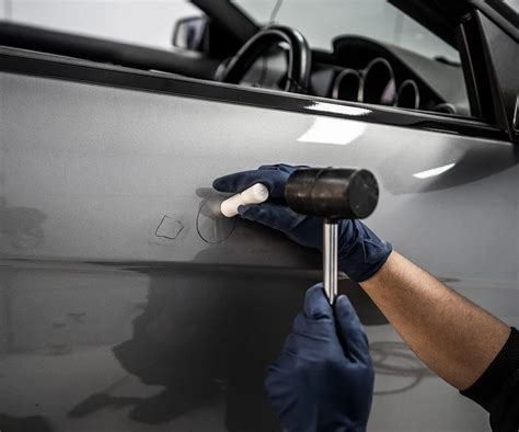 Paintless Dent Repair in Action