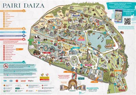 Pairi Daiza map