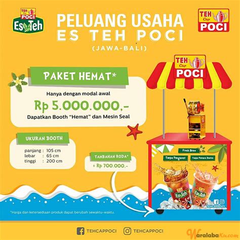 Empat Kelebihan Paket Franchise Teh Poci di Indonesia