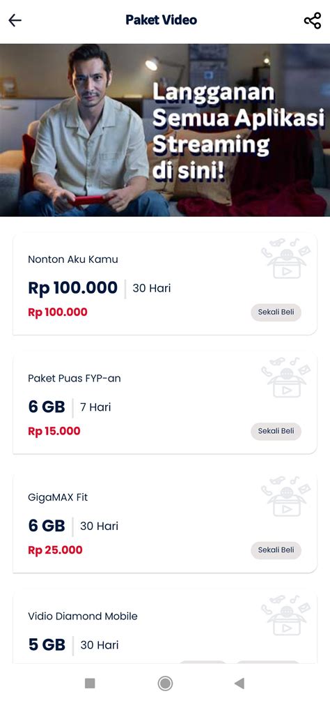 Paket Langganan Streaming