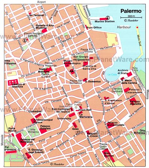 Palermo city map
