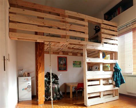 Pallet Loft Bed