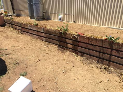 Pallet Retaining Wall