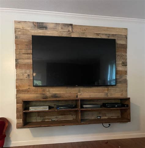Pallet Tv Wall Unit