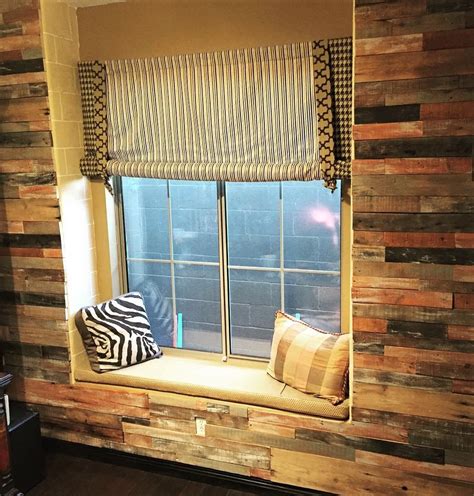 Pallet Wall Around Windows