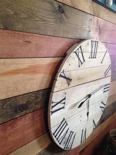 Pallet Wall Clock