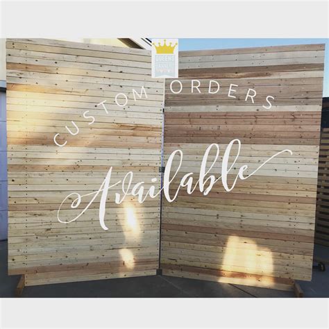 Pallet Wall For Craft Show