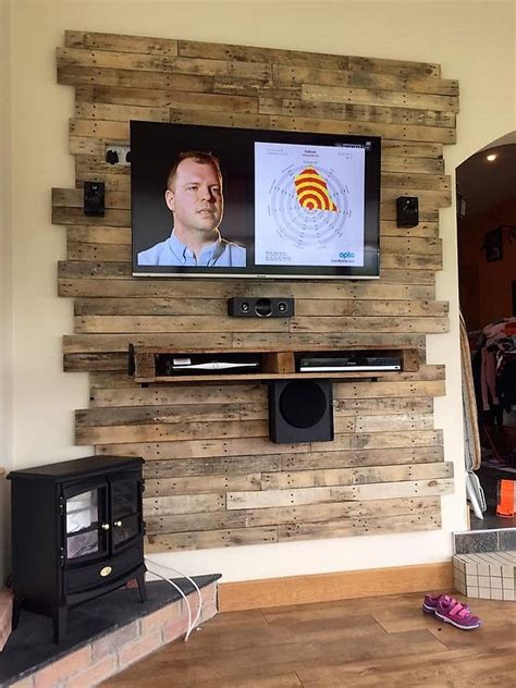 Pallet Wall For Tv