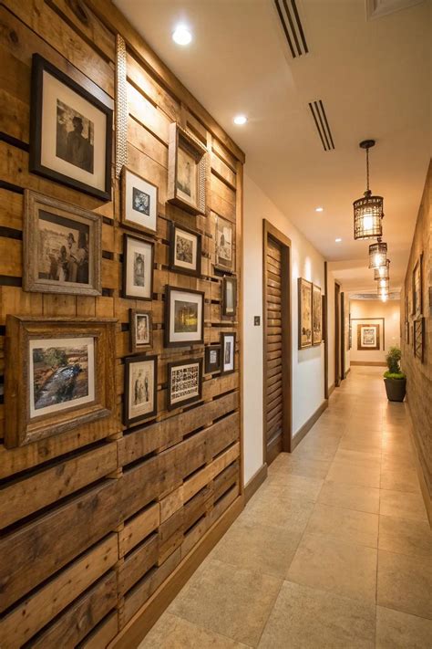 Pallet Wall Hallway