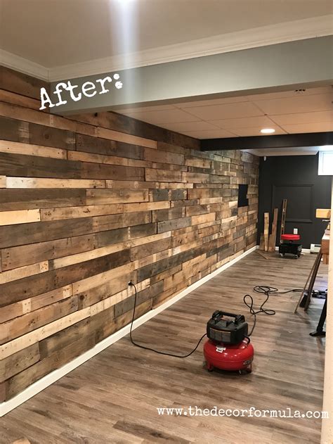 Pallet Wall Ideas For Basement