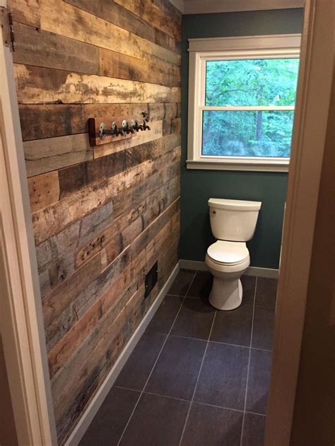Pallet Wall In Bathroom