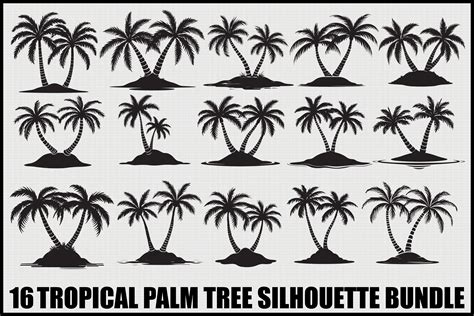 Download Palm Tree Bundle Commercial Use For Crafts