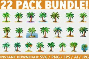 Download Palm Tree Bundle Creativefabrica