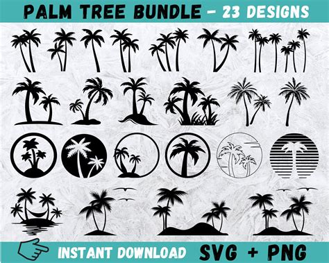 Download Palm Tree Bundle Files for Cricut