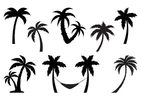 Download Palm Tree Bundle Silhouette