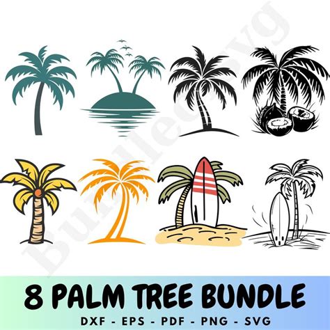 Download Palm Tree Bundle for Cricut Machine