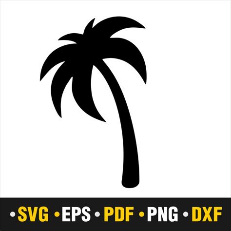 Unleash Your Creative Side with Elegant Palm Tree Svg Designs: Elevate Your Craft Game with these Stylish and Versatile Vector Files!