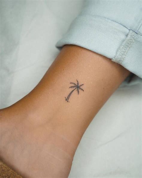 Palm Tree Tattoo Small