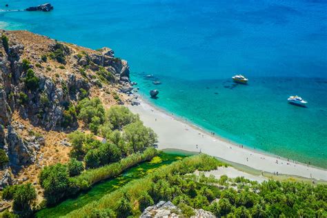 Palm Trees Preveli Beach Crete