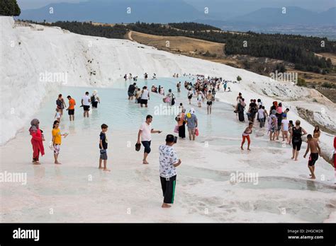 Pamukkale Terraces walking