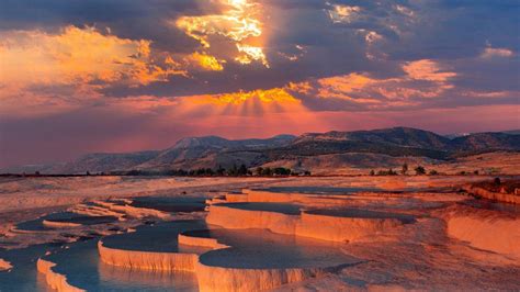 Pamukkale sunset